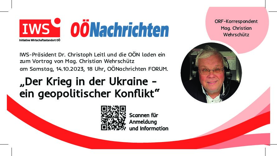 Vortrag von ORF-Korrspondent Christian Wehrschütz